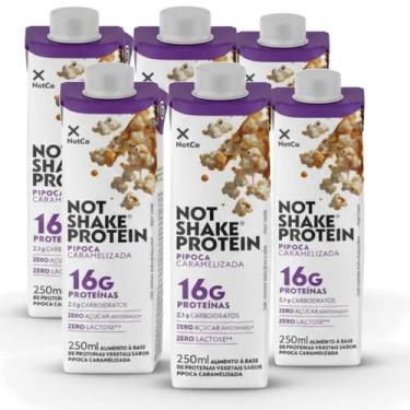 Imagem de Kit 6 Suplemento NOT SHAKE Protein Pipoca Caramelizada 250ml - NotCo