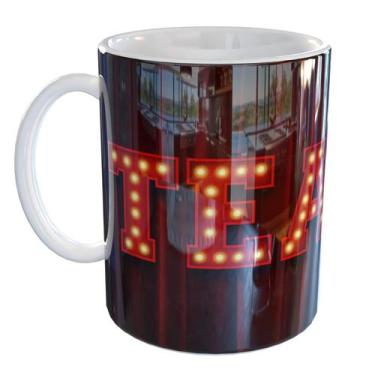 Imagem de Caneca Porcelana Teatro Profissão Artista Ator - Pense Canecas, Branco