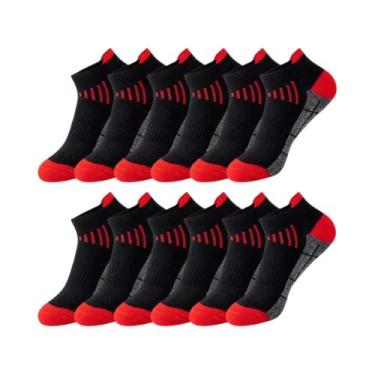 Imagem de Meias Esportivas Femininas De Alta Qualidade Em Tricô, 6/12 Pares, Res