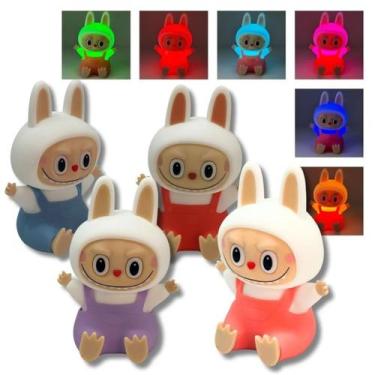 Imagem de Luz Noturna Calmante Bebe Luminaria Infantil Macia Toque Silicone Cor: