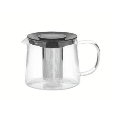 Imagem de Bule Chá Em Vidro E Aço Inox Com Infusor 900 Ml 61762/090 - OXFORD