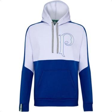 Imagem de Jaqueta Moletom Masculina Betel Palmeiras Energy, P, Azul