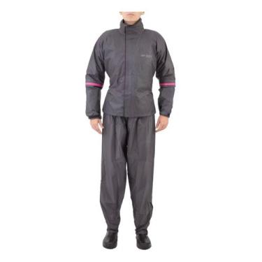 Imagem de Capa De Chuva Essence Cinza Rosa Feminina  Gp Tech, Cinza rosa, GGG
