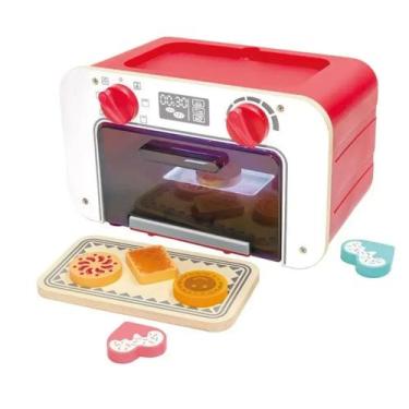 Imagem de Brinquedo de Cozinha Forninho Mágico com Som, Luz e 6 biscoitos mágico