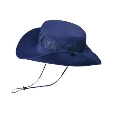 Imagem de Chapéu de Pesca Masculino Respirável - Nylon, Grandes Abas, Proteção S
