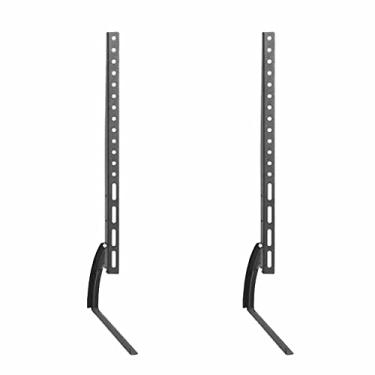 Imagem de Pkfinrd Suporte universal de TV para mesa de 26 a 43 polegadas com altura da tela LCD LED e monitor ajustável para suporte de TV VESA