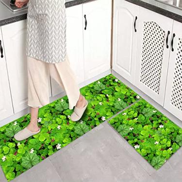 Imagem de jia cool 1 peça conjunto de tapete de cozinha antiderrapante tapete para capacho de cozinha conjunto de tapete de corredor design (40,64 x 60,96 cm)
