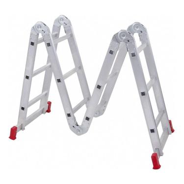 Imagem de Escada Aluminio Articulada 3,23m - 13 Posições 12 Degraus