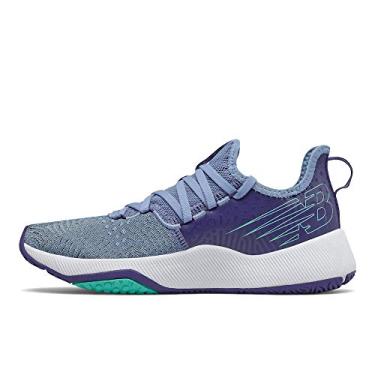 Imagem de New Balance FuelCell 100 V1 Cross Trainer Feminino, Azul estelar/azul capitão/jade de verão, 6