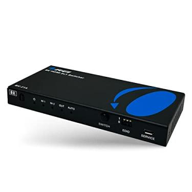 Imagem de OREI Interruptor HDMI 2.1 8K 4K a 120hz Switcher 2 em 1 saída, com extração de áudio de largura de banda de 48 Gbps, ideal para jogos e streaming (BK-21A)
