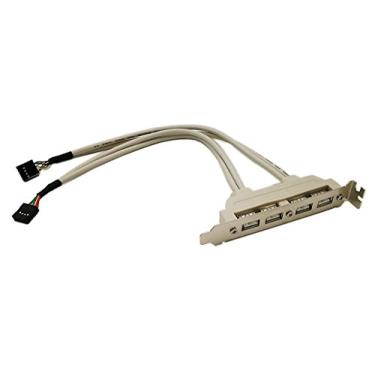 Imagem de Suporte de cabeça de painel traseiro de expansão ZdyCGTime Motherboard 4 portas USB 2.0 Hubs