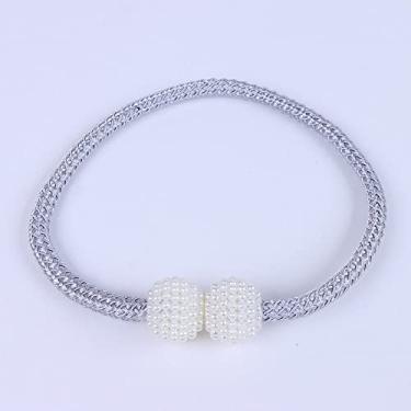 Imagem de suportes de cortina design de corda grossa sem perfurações fivela de cortina acessórios de alça de cortina acessórios de cortina de corda amarrada, T6,2 PCS