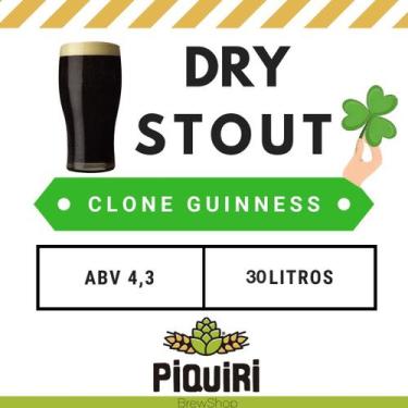 Imagem de Kit Receitas Cerveja Artesanal  30L Clone Guinness - Piquiri Brewshop