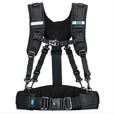 Imagem de JJC GB-PRO1 Cinto fotográfico e sistema de arreio estilo colete com 8 alças para lentes