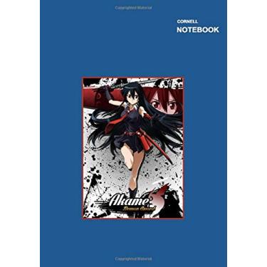 Imagem de Akame Ga Kill Manga lovers notebook: 110 Pages, Cornell notes, 7 x 10 (Same B5 size).
