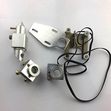 Imagem de Co2 Laser Head Mounts Mirrors Lens Integrative Set + Carruagens + 3 Espelhos e 1 Lente para Cortador de Gravador K4DIY