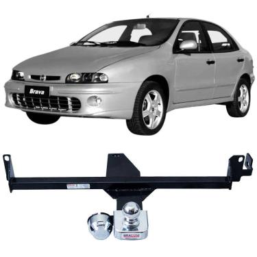 Imagem de Engate Reboque Rabicho Fixo Fiat Brava 1995 a 2003 450Kg
