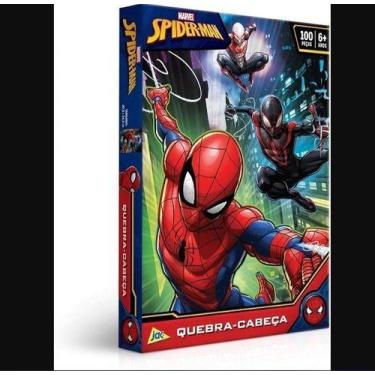 Imagem de Quebra Cabeça Spider Man 100 Peças - Toyster