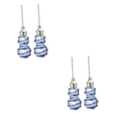 Imagem de Gadpiparty 4 Pcs Cadeia com pingente de cordão em forma de cabaça corrente decorativa cadeia de puxar pingente ventilador de teto decoração cadeia de tração do ventilador extensor de corrente