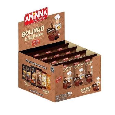 Imagem de Bolinho Do Chef Paulinho Chocolate 16X35G Aminna