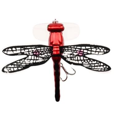 Imagem de East Rain Bolas flutuantes de chocalho libélula isca para pesca (6 opções de cores, 7,5 cm/2,95 pol. 6,2 g/0,22 oz.)