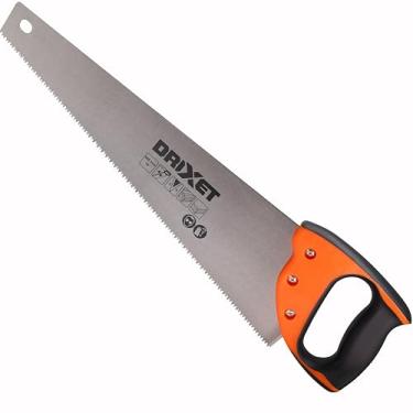 Imagem de Serra manual de 45,72 cm para corte de madeira, corte fino de 6 TPI, serra manual de lâmina afiada, alça ergonômica antiderrapante confortável para fixação segura, serra manual ideal para cortar árvores, aparar e podar - por Drixet
