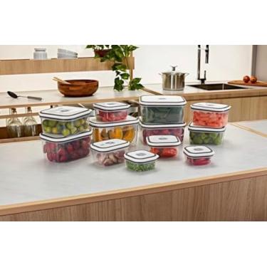 Imagem de Kit Potes Plastico Hermeticos Electrolux 12 Pecas