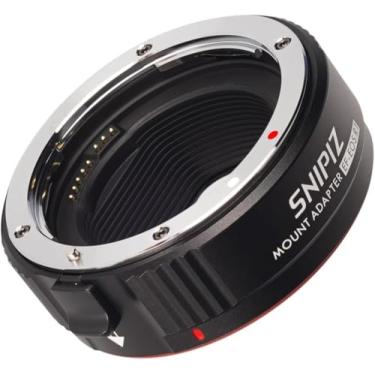 Imagem de Adaptador de montagem de lente EF-EOS R - foco automático compatível com lentes Canon EF/EF-S para câmeras EOS R, EOS RP, EOS R100, EOS R50, EOS R8, EOS R10, EOS R7, EOS R5C, EOS R3, EOS R6, EOS R5