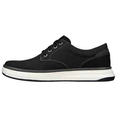 Imagem de Skechers Sapato Oxford masculino Moreno Canvas, Preto, 7.5 Medium US