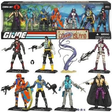 Imagem de Defense of Cobra Island GI Joe 25th Anniversary Action Figure Pack