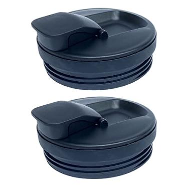 Imagem de Veterger Tampas de peças de reposição, compatíveis com copos para liquidificador Nutri Ninja Auto iQ BL480 BL482 BL642 NN102 BL682 BL450 BL2013 (2 tampas de bico)