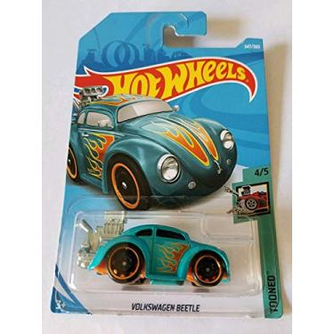 Imagem de Hot Wheels 2018 Tooned 4/5 - Volkswagen Beetle (Light Blue)