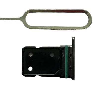 Imagem de zhxchzhi Suporte de bandeja de cartão SIM duplo OEM + substituição de pino para OPPO Find X5 Pro/Find X5 (preto)