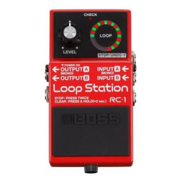 Imagem de Pedal De Efeito Boss Loop Station Rc-1 Vermelho