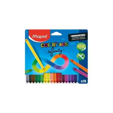 Imagem de Lapis de cor colorpeps infinity 18 cores - MAPED