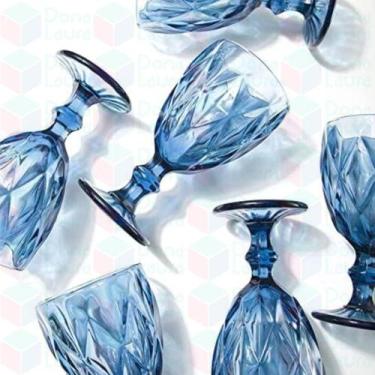 Imagem de 10 Taça Diamante Azul 300ML Drinks - Ecos, Diamante