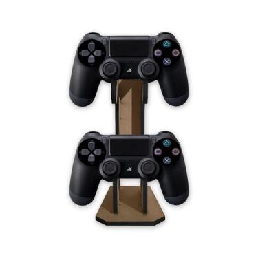 Imagem de Kit 5 Suporte Porta Controle Ps3 Ps4 Ps5 Xbox Gamer 16x10x23 Mdf Madei