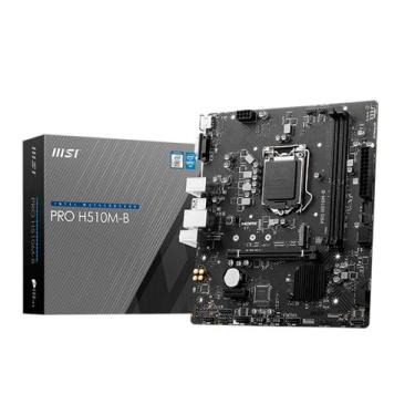 Imagem de Placa Mãe MSI H510M-B Pro DDR4 Socket LGA 1200 Chipset h470, preto
