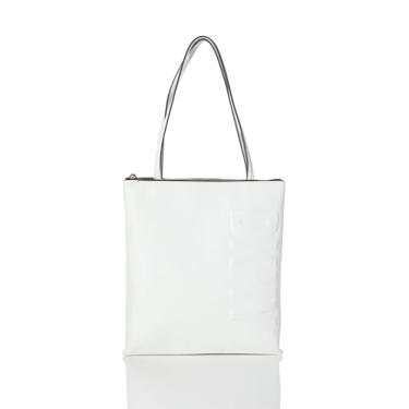 Imagem de DKNY Bolsa casual com textura de seixos, Branco óptico, preto, One Size
