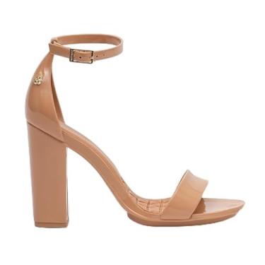 Imagem de Sandália 34 Salto Alto Alexa Nude PJ2067 Petite jolie - Nova