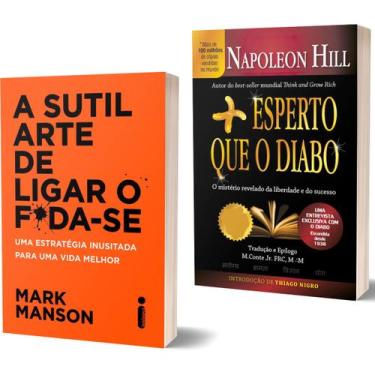 Imagem de Kit A Sutil Arte De Ligar O F*da-Se, Mark Manson + Mais Esperto que o 