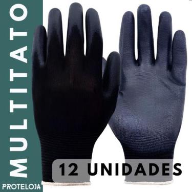 Imagem de 12 Pares Luva de Segurança Multitato Para Montagem EPI - Proteloja,  G