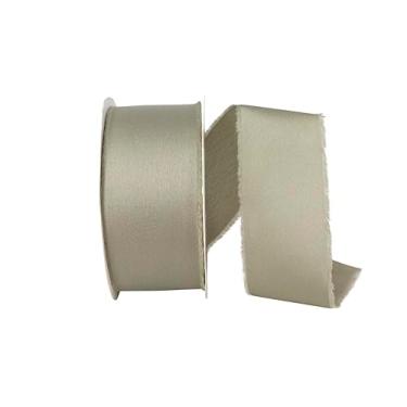 Imagem de Reliant Ribbon Fita de toque de seda com borda desgastada, musgo de mola