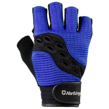 Imagem de Harbinger Adventure Series Stroke P.S. luva esportiva de dedo curto (médio, azul)