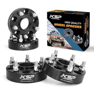 Imagem de Espaçadores de roda KSP 5x5 para Grand Cherokee 2011-2025, espaçador Hubcentric de 3.8 cm 5x127mm serve para Wrangler JL/JLU 2018-2025, espaçador de 38 mm de espessura com furo de cubo de 71,5 mm