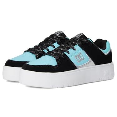 Imagem de DC Tênis feminino Cure Platform Skate, Preto/turquesa, 37