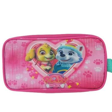 Imagem de Estojo Escolar Patrulha Canina Skye e Everest - Duplo Compartimento - 