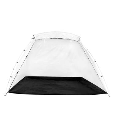 Imagem de Tenda de Cabine de Tinta de Grande Capacidade, Abrigo Portátil Portátil à Prova de Com Tela de Malha de Piso para Pintura de Móveis, Instalação Fácil e à Prova de Poeira