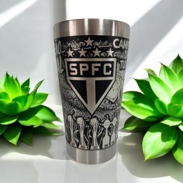 Imagem de Copo Termico 473ml Personalizado São Paulo - Sem Marca
