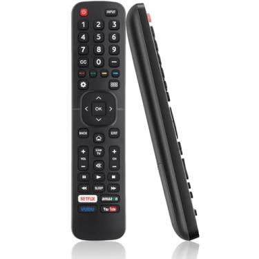 Imagem de Controle remoto universal EN2A27 para todas as Smart TVs Hisense LED HD UHD 4K, compatível com controles remotos Hisense